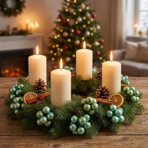 Product Mini Christmas Tree Baubles Glass on Wire Green Ø1.5cm 140 pcs