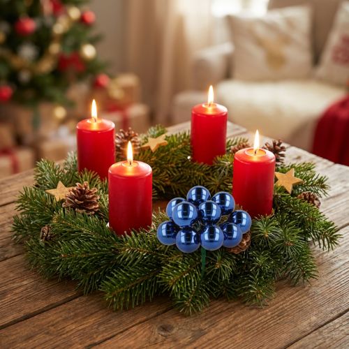 Product Mini Christmas baubles on wire, mirrored berries, 20mm, 140 pieces