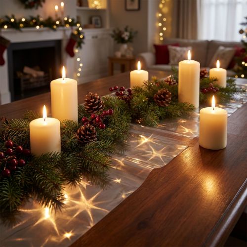 Light effect film 30cm x 200cm transparent | Floristik24.co.uk
