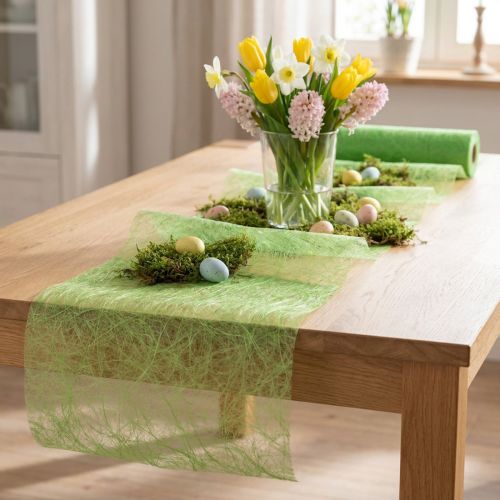 Fleece 8cm 25m light green | Floristik24.co.uk