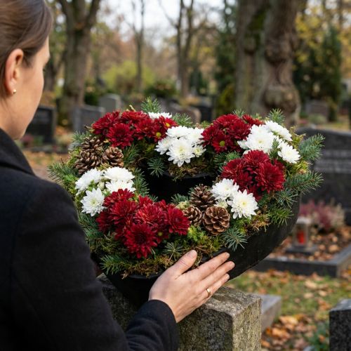 Oasis Black Biolit Plant Heart 50cm Black Planting Bowl Decoration | Floristik24.co.uk