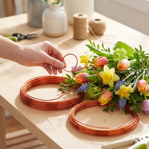 Flexible decorative wire made of aluminum for creative craft ideas | Floristik24.co.uk