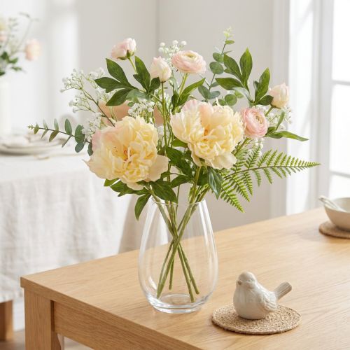Yellow Peonies Artificial