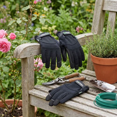 Kixx Lycra Synthetic Gloves Size 10 Black | Floristik24.co.uk