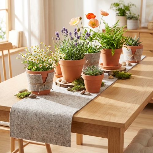 Felt ribbon, pot band