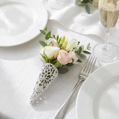 Wedding pin with magnet, silver 4.5cm | Floristik24.co.uk