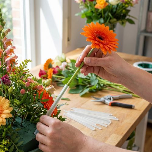 Gerbera Tube Sections 19mm, 1000 pcs | Floristik24.co.uk