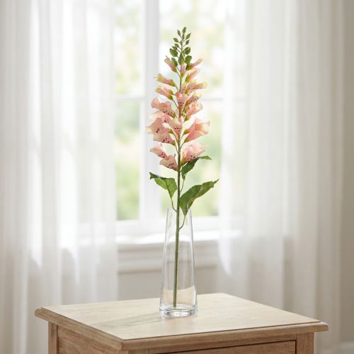 Artificial foxglove salmon artificial flower stem flower H90cm | Floristik24.co.uk