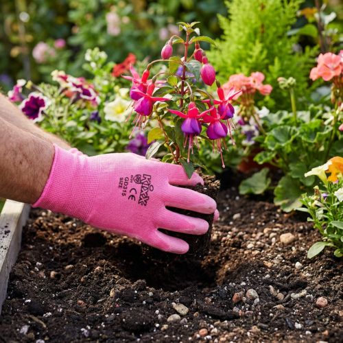 Kixx garden gloves size 8 pink, pink | Floristik24.co.uk