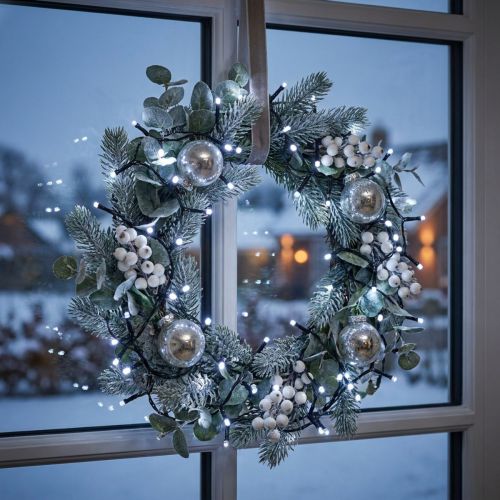 LED rice light chain 120 9m cool white | Floristik24.co.uk