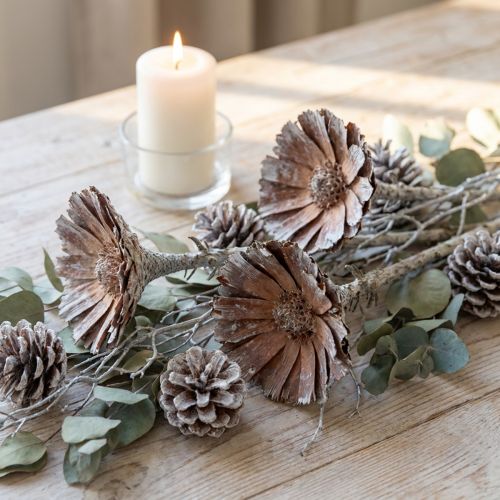 Product Repens Rosette 6-7cm White washed 25 pcs