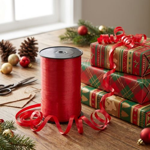 Curling ribbon red 5mm 500m | Floristik24.co.uk