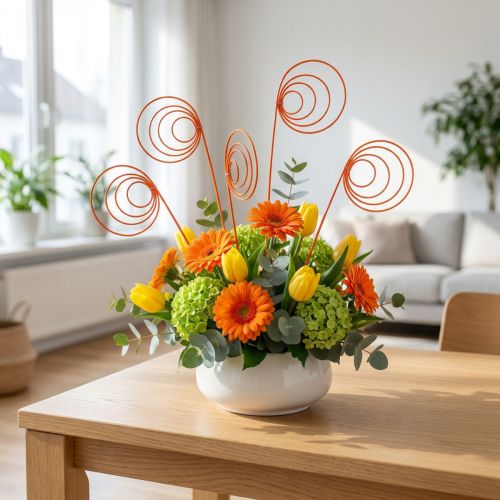Cane Coil orange 25 pcs. | Floristik24.co.uk