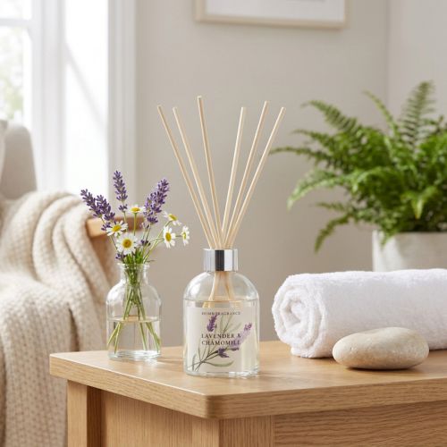 Product Fragrance sticks lavender chamomile diffuser made of glass 100ml
