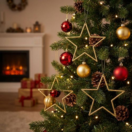 Decorative stars for hanging,