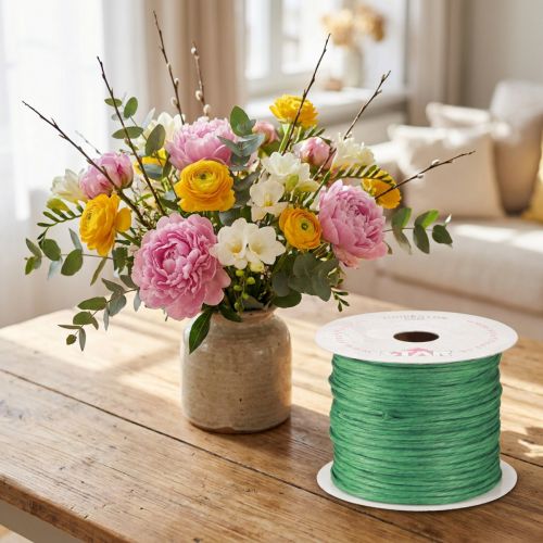 Wire wrapped 50m green | Floristik24.co.uk