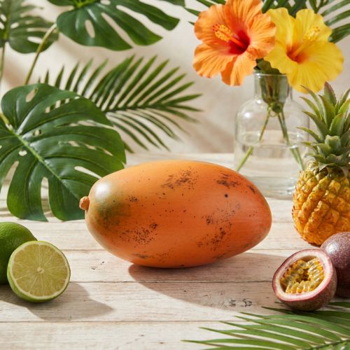 Artificial mango deco fruit Artificial fruit Ø7cm L12cm | Floristik24.co.uk