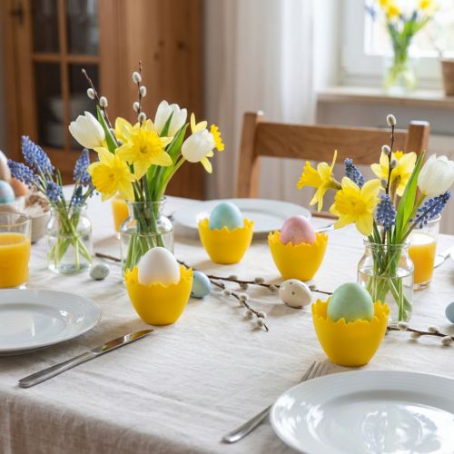 Egg cup Ø9cm 20 pcs yellow | Floristik24.co.uk