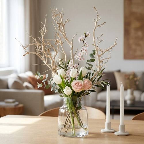 White Bush bleached 5 pcs | Floristik24.co.uk