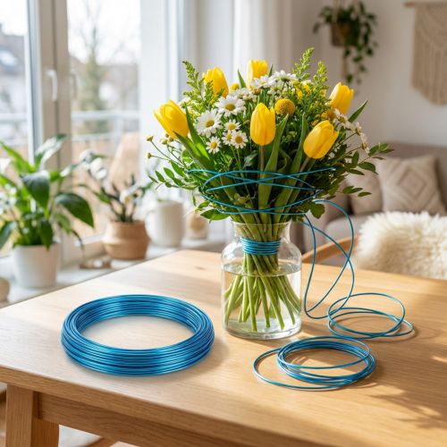 Aluminum craft wire for creative crafting and decoration | Floristik24.co.uk