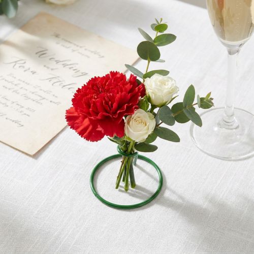 Carnation rings 19mm 1kg Painted green | Floristik24.co.uk