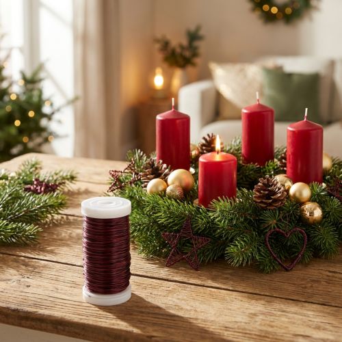 Decorative craft wire for versatile creative projects | Floristik24.co.uk