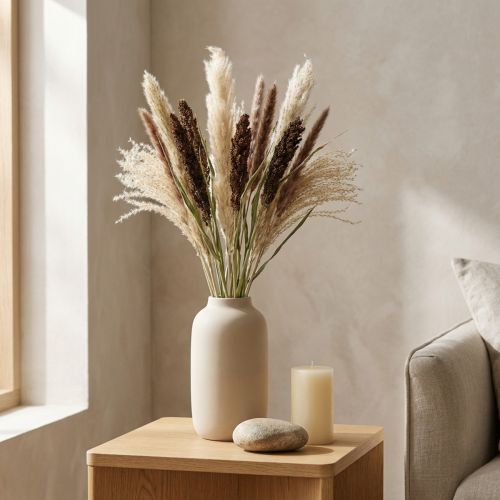 Dried grasses in a bunch Dry floristics Dry bouquet H70cm | Floristik24.co.uk