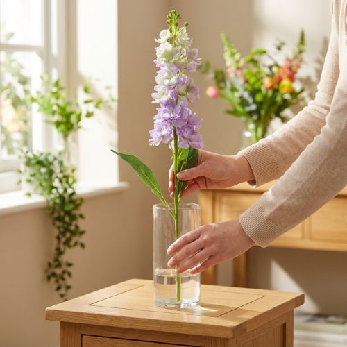 Levkoje artificial flower lilac Artificial garden flower 78cm | Floristik24.co.uk