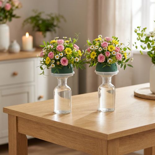 Oasis Ecobase urn decoration floral foam memorial floristry Ø6.5cm 6 pcs | Floristik24.co.uk