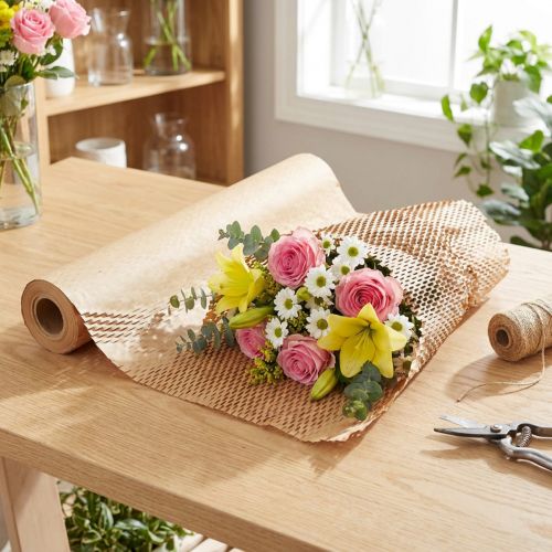 Product Honeycomb Paper Natural Brown Wrapping Paper W50.5cm L2500cm