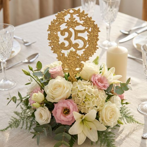 Anniversary number 35 Ø8cm 10pcs | Floristik24.co.uk