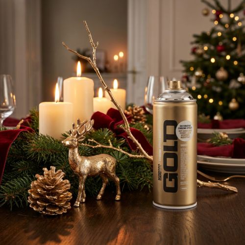 Product Montana Cans Chrome Effect Spray Paint Silver 400ml for Indoor Use