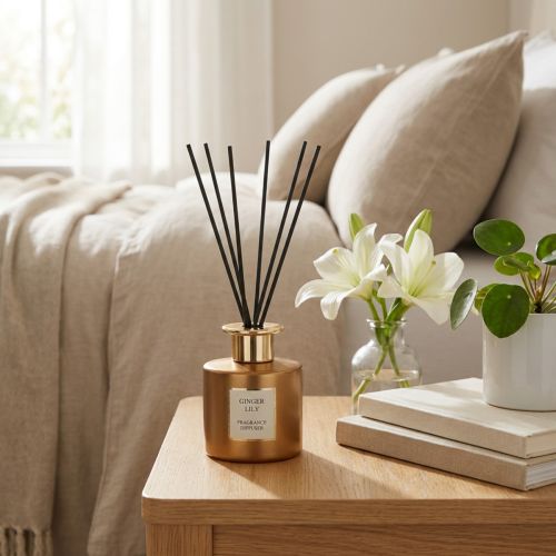 Room fragrance diffuser fragrance sticks Ginger Lily 150ml | Floristik24.co.uk