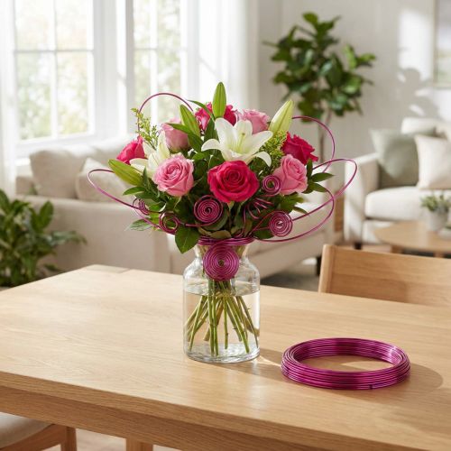 Aluminum decorative wire for floristry and creative craft ideas | Floristik24.co.uk
