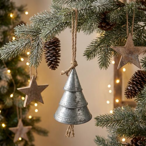 Decorative bells zinc vintage look Christmas bells H19cm | Floristik24.co.uk