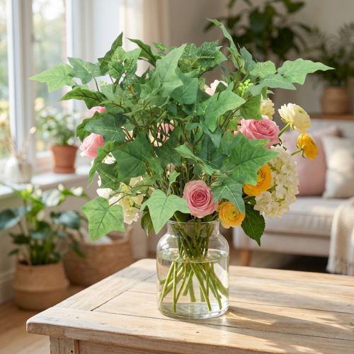 Bouquet of ivy artificial accessories binding green artificial plant H50cm | Floristik24.co.uk