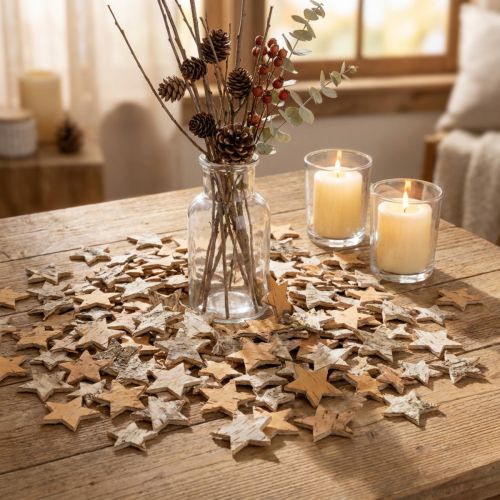 Birch Stars Mini 300 pieces | Floristik24.co.uk