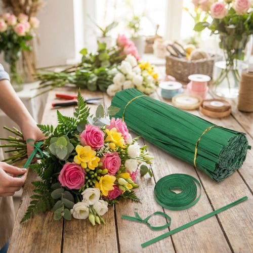 Binding Strips Long Green 30cm 2-Wire 1000 Pcs | Floristik24.co.uk