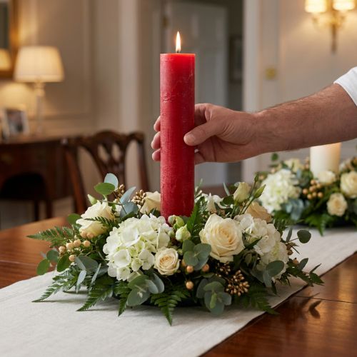 Large candles Colored stick candles 50x300mm 4pcs | Floristik24.co.uk