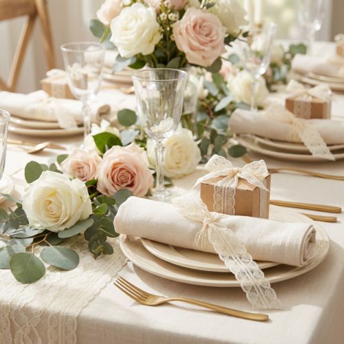 Lace ribbon hearts decorative ribbon lace cream 25mm 15m | Floristik24.co.uk