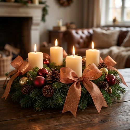 Gift ribbon for decoration with Lurexstreifen copper 25mm 20m | Floristik24.co.uk