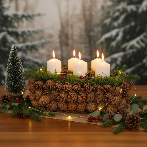 Rectangular Pinecone Planter