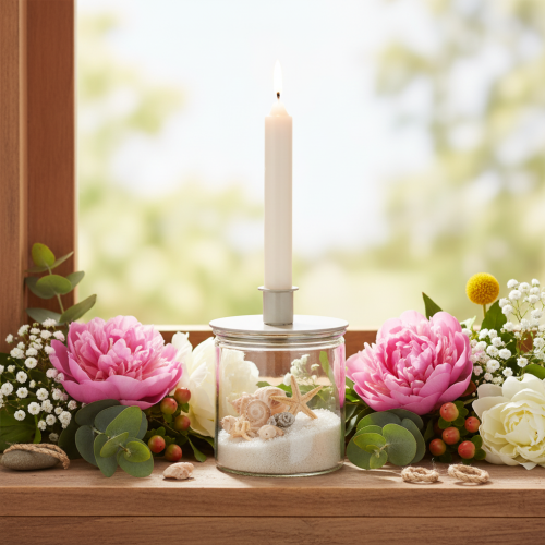 Transparent Glass Cylinder Vase 10cm Height, Set of 3 | Floristik24.co.uk
