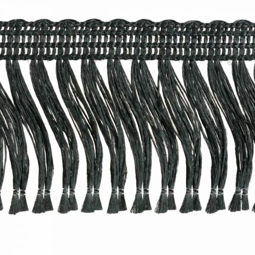 Product Fringe Ribbon, Cordonet Trim, Leonean Fringes Black W4cm L25m