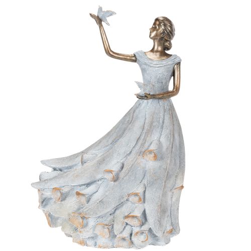 Product Figurine Woman Butterfly Artfully designed decorative sculpture for timeless design 41cm