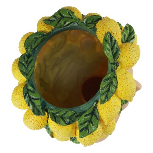 Product Woman bust plant pot lemon decoration Mediterranean H21.5cm
