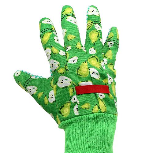 Product Kixx women&#39;s gloves size 8 green with motif