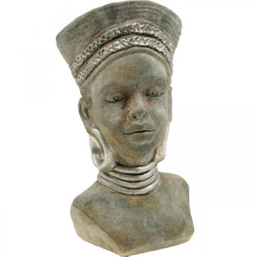 Floristik24 Plant head bust African woman flower pot ceramic H29cm