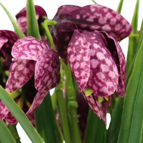 Product Chessboard flowers Fritillaria artificial purple 29cm 6pcs