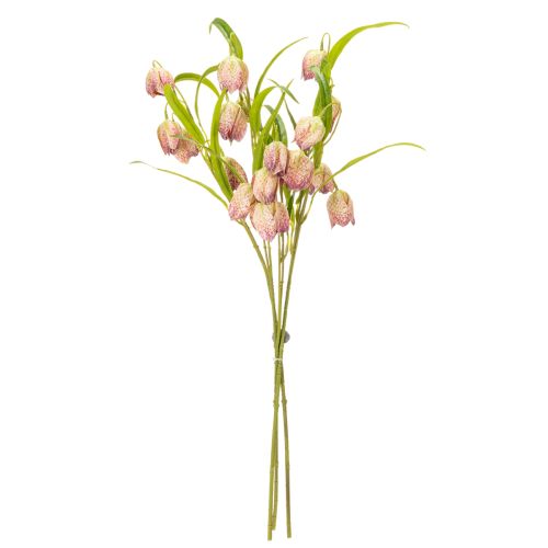 Product Artificial fritillary flower, delicate decoration for living spaces, 60cm, 3 pieces